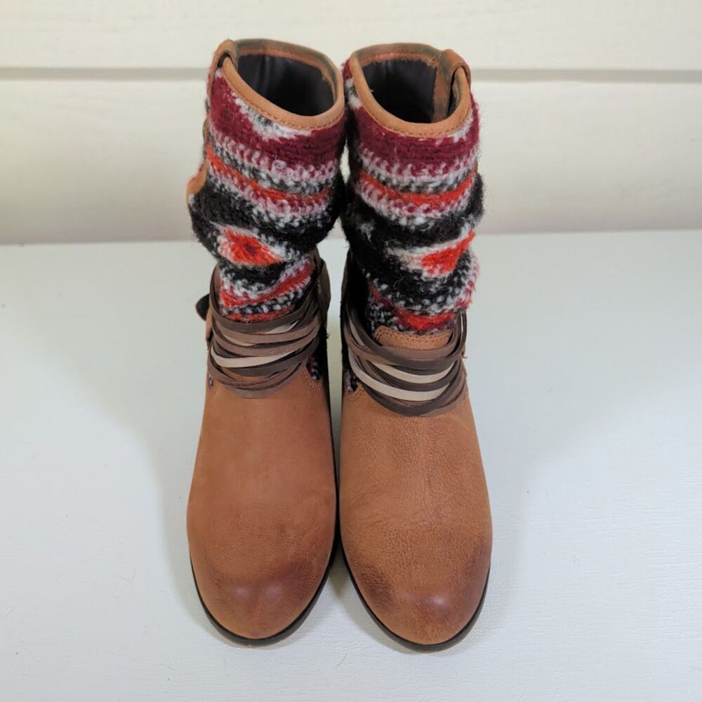 Steve Madden Tolteca Southwest mid-calf boots leather